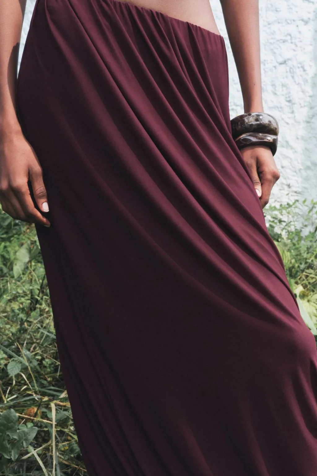 New FALDA GLOBO DRAPEADA Mujer Faldas / Shorts