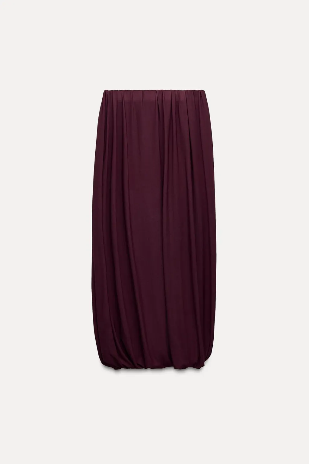 New FALDA GLOBO DRAPEADA Mujer Faldas / Shorts