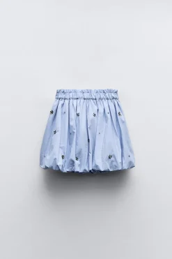 Niños ZARA 6 - 14 Años·Faldas / Bermudas<FALDA GLOBO JOYAS