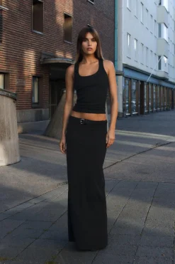 Sale FALDA LARGA CINTURÓN Mujer Faldas / Shorts