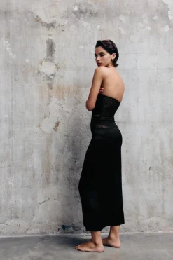 Outlet FALDA LARGA COMBINADA Mujer Faldas / Shorts