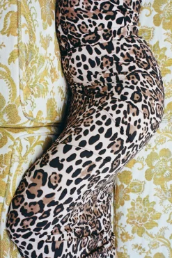 Hot FALDA LARGA POLIAMIDA ESTAMPADO ANIMAL Mujer Faldas / Shorts