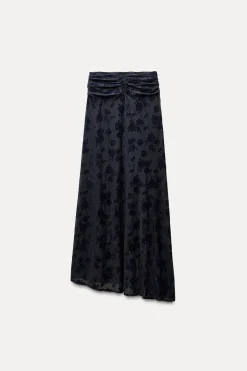 Clearance FALDA LARGA TUL FLOCADO Mujer Faldas / Shorts