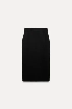 Hot FALDA MIDI 100% LANA Mujer Cárdigan / Jerséis|Punto