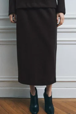 Clearance FALDA MIDI ABERTURA Mujer Faldas / Shorts