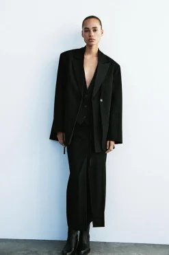 Online FALDA MIDI ABERTURA Mujer Faldas / Shorts