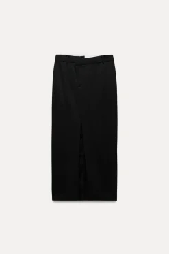 Online FALDA MIDI ABERTURA Mujer Faldas / Shorts