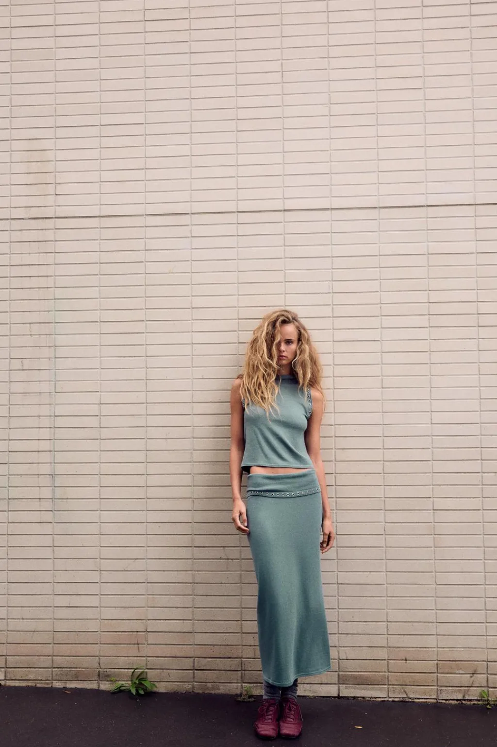 Hot FALDA MIDI ARANDELAS Mujer Faldas / Shorts