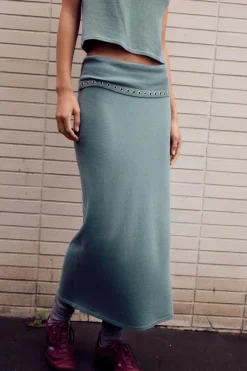 Hot FALDA MIDI ARANDELAS Mujer Faldas / Shorts