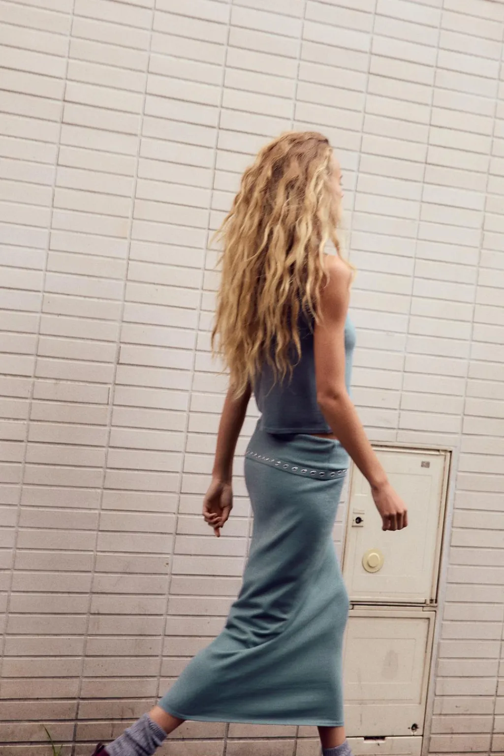 Hot FALDA MIDI ARANDELAS Mujer Faldas / Shorts