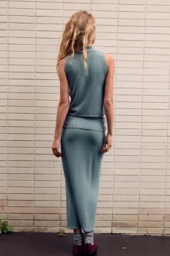 Hot FALDA MIDI ARANDELAS Mujer Faldas / Shorts