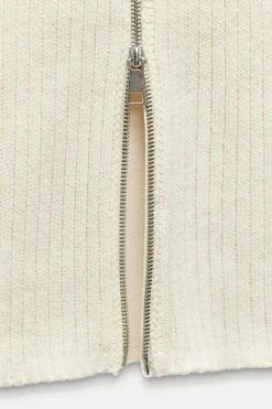 Outlet FALDA MIDI CHENILLA CREMALLERA Mujer Faldas / Shorts