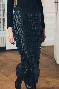 Online FALDA MIDI COMBINADA Mujer Faldas / Shorts