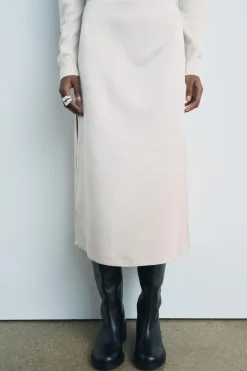 Fashion FALDA MIDI CREMALLERA ZW COLLECTION Mujer Faldas / Shorts