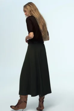 Online FALDA MIDI CREPE Mujer Faldas / Shorts