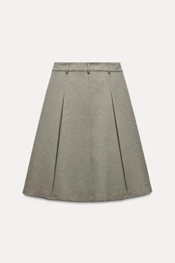 Outlet FALDA MIDI CUADROS ZW COLLECTION Mujer Faldas / Shorts