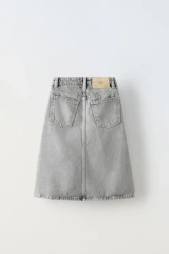 Niños ZARA 6 - 14 Años·Faldas / Bermudas<FALDA MIDI DENIM