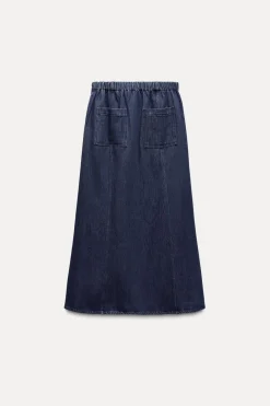 Hot FALDA MIDI DENIM ZW COLLECTION Mujer Faldas / Shorts