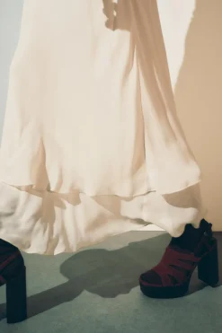 Outlet FALDA MIDI DOBLE CAPA ZW COLLECTION Mujer Faldas / Shorts