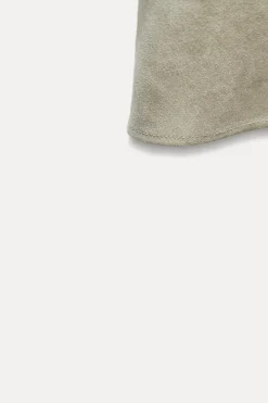 Outlet FALDA MIDI EFECTO ANTE Mujer Faldas / Shorts