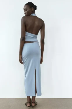 New FALDA MIDI ELÁSTICA Mujer Faldas / Shorts