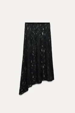 Clearance FALDA MIDI ENCAJE Mujer Faldas / Shorts