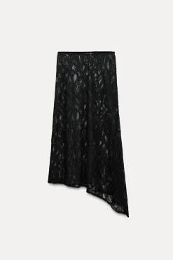 Clearance FALDA MIDI ENCAJE Mujer Faldas / Shorts