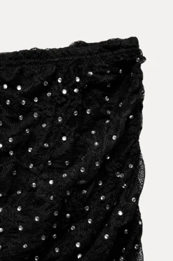 Sale FALDA MIDI ENCAJE JOYAS Mujer Faldas / Shorts