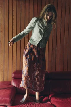 Discount FALDA MIDI ESTAMPADA LIMITED EDITION Mujer Faldas / Shorts