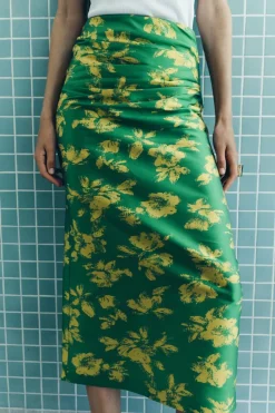 Discount FALDA MIDI ESTAMPADA LIMITED EDITION Mujer Faldas / Shorts