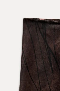 Clearance FALDA MIDI ESTAMPADA ZW COLLECTION Mujer Faldas / Shorts