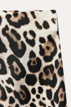 Outlet FALDA MIDI ESTAMPADO ANIMAL Mujer Faldas / Shorts