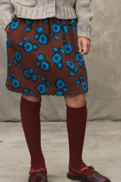 Niños ZARA 6 - 14 Años·Faldas / Bermudas<FALDA MIDI ESTAMPADO FLORES LIMITED EDITION