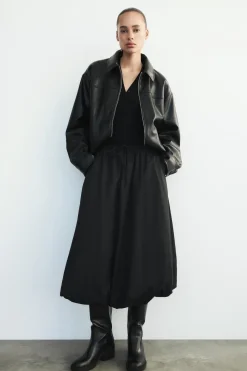 New FALDA MIDI GLOBO Mujer Faldas / Shorts