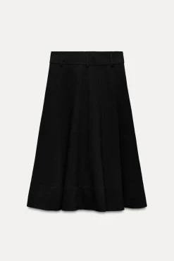 Best FALDA MIDI GODET ZW COLLECTION Mujer Faldas / Shorts