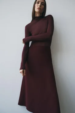 Sale FALDA MIDI GODETS ZW COLLECTION Mujer Faldas / Shorts