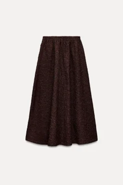 Discount FALDA MIDI JACQUARD Mujer Faldas / Shorts