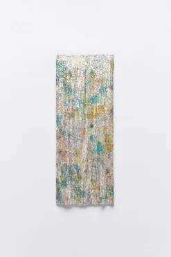 New FALDA MIDI LENTEJUELAS NUDO Mujer Faldas / Shorts