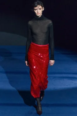 Hot FALDA MIDI LENTEJUELAS ZW COLLECTION Mujer Faldas / Shorts