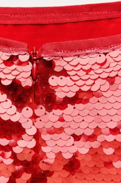 Hot FALDA MIDI LENTEJUELAS ZW COLLECTION Mujer Faldas / Shorts