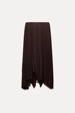 Outlet FALDA MIDI PLISADA Mujer Faldas / Shorts