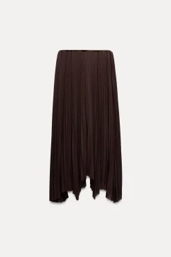 Outlet FALDA MIDI PLISADA Mujer Faldas / Shorts