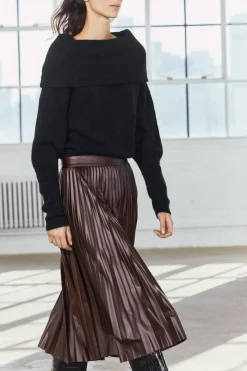 Sale FALDA MIDI PLISADA ZW COLLECTION Mujer Faldas / Shorts