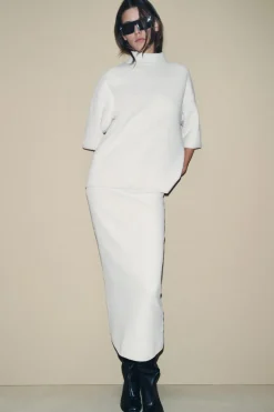 Clearance FALDA MIDI PUNTO Mujer Cárdigan / Jerséis|Punto