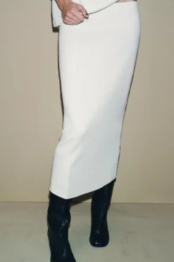 Clearance FALDA MIDI PUNTO Mujer Cárdigan / Jerséis|Punto