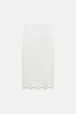 Clearance FALDA MIDI PUNTO STRETCH Mujer Faldas / Shorts