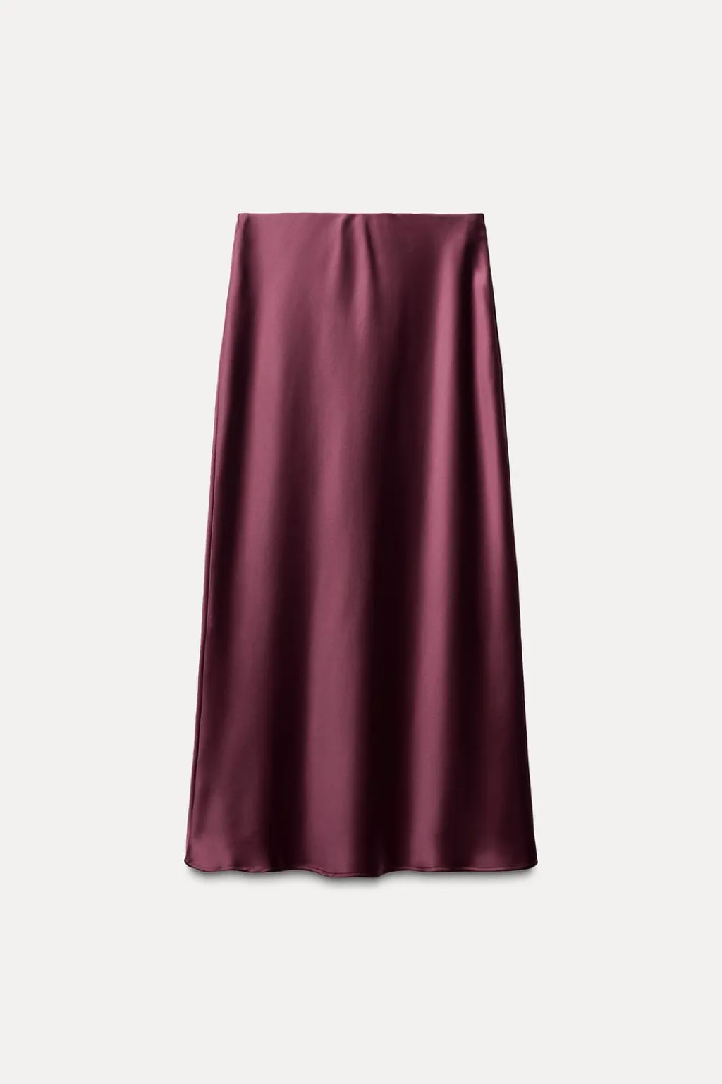 Hot FALDA MIDI SATINADA Mujer Faldas / Shorts