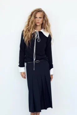 Best FALDA MIDI TABLAS CINTURÓN Mujer Faldas / Shorts