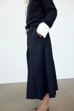 Best FALDA MIDI TABLAS CINTURÓN Mujer Faldas / Shorts