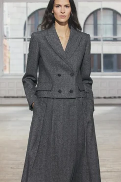 Fashion FALDA MIDI TABLAS ZW COLLECTION Mujer Faldas / Shorts